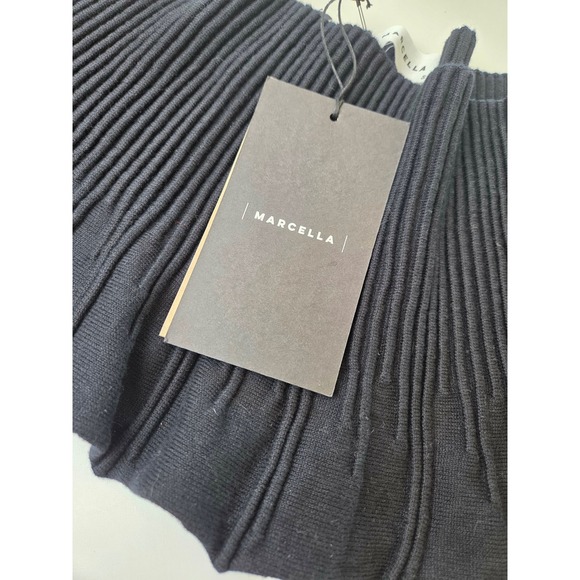 NWT MARCELLA New York Colette Bolero French Organic Cotton Vest Black Size Small - Picture 7 of 14